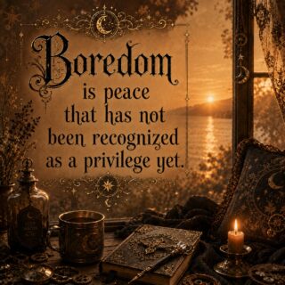 Have a boring day. 🌝🖤⚙️🌙
#WitchyWisdom #QuietLiving #MindfulReflection #FluffThis